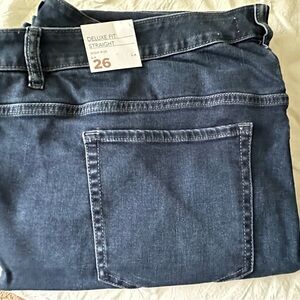 Lane Bryant SZ 26 Deluxe FitFlex Magic WB StraightJeans